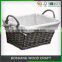 White Painted Hanging Carry Baskets Wholesale
