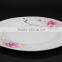 Fine new bone china plate /porcelain dinner plates , decaled porcelain dishes, porcelain dinner plate