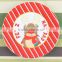 High quality decal christmas decorative charger porcelain plates