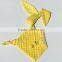 High Quality Yellow Bunny Blanket Security Blanket Made of Minky Dot