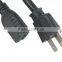 UL Approval USA power cord plug,extension cord