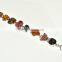 Rough Mulri Tourmaline Gemstones 925 Sterling Silver Bracelet Jewelry