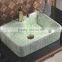 KG-073 Above Counter Mounted Green Color Cabinet Basin Ceramic