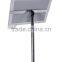 round base floor standing adjustable menu holder Advocate Pedestal Sign Stand a3