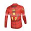 china custom mens Iron Man red pro team cycling jersey KCY029