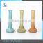 Good Quality Antique Long Neck Glass Vase Frosted Coloured Glass Vase