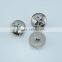 shining silver plastic ABS button for coats
