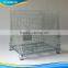 Big volume Metal container box pallet cargo cage with cover