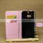 Good quality top sell for htc one m8 case leather flip cover