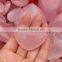 Natural polished rose crystal stone heart