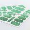 Custom sexy 3D dark green mini beads nail design sticker caviar nail art sticker 14 day nail decals