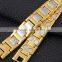 18K Gold Plated Health Care Wristband Accessory Double Line Magnet Prevent Radiation Antifatigue Two Design Mens Bracelets