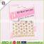 3d Gold Nail Stickers Metallic Nail Art Decoration Tools Flower Designs Fashion Manicure Nail Decals