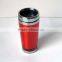 16oz Double Wall Stainless Steel Inner Plastic Outer Tea Tumbler With PVC Inserted