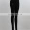 F5W30188 Women Casual Black Pants Elastic Waistband