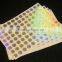 Cell Phone battery 3d aluminum labels for clamshell packaging