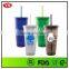 22oz Double Wall Custom Plastic Tumbler With Heat-transfer Printing Logo