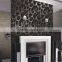fancy wall paper 3d black and white vinyl wallpaper for hotel walls