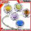 Wholesale ladis custom logo purase hanger hook ,bag holder ,handbag hook