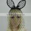 Black origin lace bunny rabbit ears headband