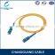 Hot sale single mode armored 2 core ftth fiber optic LC patch cord