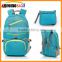 Factory polyester backpack school bag foldable backpack