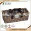 Newly designed Unique designed storage round shallow wicker basket no handles