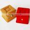 China supplier velvet jewelry box custom logo luxury ring box velvet