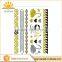 European stock gold and silver flash temporary tattoos arabic