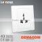 2015 new design modern white electronic socket