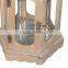 Small camping wooden lantern garden decoration