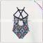 Colorful dot junior girls swimwear
