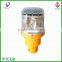 solar led flashing warning road safety light
