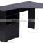 E1 Grade Partical Board L-shape Black Corner Computer Desk With Drawers