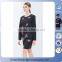 2016 Fashion Ladies Long Sleeve Flower Embroidered Dress