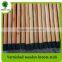very straight varnished wood stick with plastic screw from guangxi Sweet factory