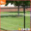 Fence for school yard pvc coated green color top quality chain link fencing