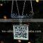 Laser print lovely necklace for gift charm jewelry necklace