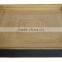 Square serving tray, Vietnam bamboo tray with 100% natural material
