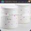 White ceramic canister food storage box for house