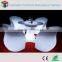 PE illuminated plastic remote control LED bar furniture/led bar chair