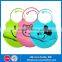 Wholesale cheap waterproof food grade 100%silicone rubber baby bibs