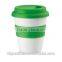 350ml glass mug with silicone lid