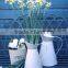 Galvanzied Metal Flower Jugs