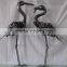 Metal Pink Flamingo Garden Ornaments Home Decoration Handmade Craft From Waste Material