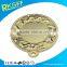 Gold Metal Medal With 3 colors Ribbon
