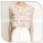Latest V-NECK tops design for women 2016 summer spot print summer cheap tops