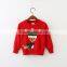 New coming O neck kids knitting patterns jacquard christmas sweater