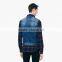 OEM supply fitted sleeveless denim jacket for men
