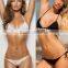 Handmde woven beautiful ladies bra underwear sexy fancy brassiere panty set